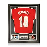 Exclusive Memorabilia Manchester United Trikot von Paul Scholes signiert. G