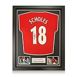 Exclusive Memorabilia Manchester United Trikot von Paul Scholes signiert. G