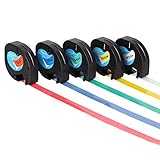 Surebuy Label, High Toughness Label Plastic 5 Stück Anti-Drop Intelligent Sensing Label Tape zur Kabelkennzeichnung