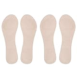 2 Paar High Heel Einlegesohle, Einsätze Liner Pads Rückseite des Fersenschutzes Einlegesohlen für Frauen, extra klebrige Gel Schuh Einlegesohlen für neue Schuhe(Aprikose)