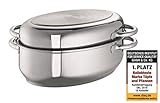Schulte-Ufer 6789-38 Multi-Bräter, 38 cm, 9,00 l, Edelstahl, 9