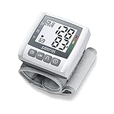 Sanitas SBC 21 Handgelenk-Blutdruckmessgerät (Grau, Vollautomatische Blutdruck- und Pulsmessung am Handgelenk)