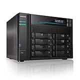 Asustor Lockerstor 8 AS6508T 8 Bay NAS - Netzwerkspeicher Gehäuse, Quad Core 2.1GHz CPU, 8GB RAM DDR4, M.2 NVMe SSD Caching