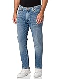 Wrangler Mens Larston Jeans, Blue Bell Gold, 33W / 30L