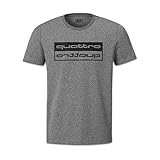 Audi 313190010 Quattro Herren, T-Shirt, Herren, grau, XXL