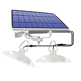 Solarschuppen Lichter geteilte Innenhautlampe LED Hanging Lampe wasserdichte Anhänger Licht für Eingangs Yards Garagen Weiß für Sp