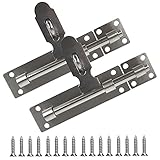 Edelstahl Slide Bolt Verriegelung，2 Pcs Torriegel schieberiegel schloss Sicherheit tür lock Bolzenriegel riegel，für Bad WC Fenster Pet Gate S