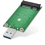 Andifany MSATA, MSATA auf USB 3.0, USB MSATA SSD LesegerrT, SATA Konverter Tragbares Flash Laufwerk Externe Festp