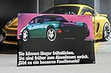 PORSCHE Emailleschild 40x60cm Porsche Classic 911 964 / Enamel sig