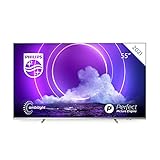 Philips 55PUS9206/12 55 Zoll 4K UHD LED Android Fernseher, 4K Smart TV mit Ambilight, lebendiges HDR-Bild, Dolby Vision- und Atmos-Sound, Alexa + Google Assisant, DTS Play Fi, Schw