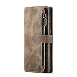Handyhülle für Xiaomi Redmi Note 10 Pro Max Hülle Handytasche PU Leder Schutzhülle mit Redmi Note 10 Pro Max Lederhülle Ständer Standfunktion Klapphülle für Redmi Note 10 Pro Max (Braun,A)