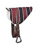 WILDHORN Bareback-Pad NAVAJO, 64,bordeaux/schw