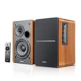 Edifier R1280Ts Aktive Regallautsprecher Paar [Aktualisiert]- 2.0 Stereo Aktiv Lautsprecher für PC- Studio Monitor Aktivboxen- 42 Watt RMS mit Subwoofer Ausgang - B