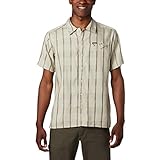 Columbia Herren Lakeside Trail Short Sleeve Button-Down-Shirt, fossil, 3X