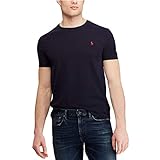 Ralph Lauren Polo Herren T-Shirt Custom-Slim-Fit Dunkelblau XS