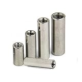 Gewindemuffen M6 - M20 Rundmuttern VA Edelstahl Langmuttern Verlängerungsmuttern (M10 x 30, 50)
