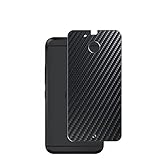 Vaxson 2 Stück Rückseite Schutzfolie, kompatibel mit HTC Bolt/HTC 10 EVO, Schwarz Backcover Skin Cover Haut [nicht Displayschutzfolie Hülle Case ]