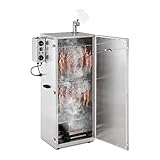 Royal Catering RC-FS1300 Räucherofen 147 L 8 Roste Smoker Räucherschrank Räucherofen E