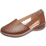 ZPENG Damen Sandalen, Sommer Bogenuntersttzung Kompfort Keil Sandale zum Hineinschlpfen, Lssig Pantoffel mit niedrigem Absatz, fr rutschfeste, atmungsaktive Strandsandalen im F