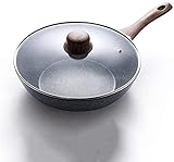 Wok Rühreipfannen Haushalts-Non-Stick- Kochtopf Kleiner Induktionskocher Sonderküche-Topf-Kochtopf (Size : B)