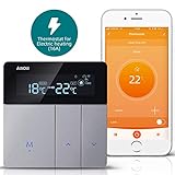 AWOW Smart Home Thermostate WiFi Temperaturregler Wandthermostat Intelligente Heizungssteuerung für elektrische Fußbodenheizung Kompatibel Alexa,Google Assistant,tuya APP Smart Life(elektrische,16A)