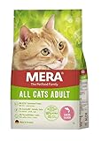 MERA Cats All Cats Lachs, Trockenfutter für ausgewachsene Katzen, getreidefrei & nachhaltig, Katzentrockenfutter mit hohem Fleischanteil, 2 kg