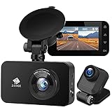 Z-Edge WiFi Dashcam Dual 1080P Front und Heckkamera FHD Autokamera, Einzelne Frontkamera 1296P, 2,7 Zoll LCD Bildschirm, Loop-Aufnahme, WDR, G-Sensor, Park