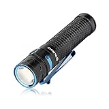 OLIGHT Baton Pro LED Taschenlampe 2000 Lumen, 132 Meter Reichweite, USB Aufladbar, 3500mAh Batterie, 9 Tage Laufzeit Taschenlampen, ideal für Hundespaziergänge, Wandern, Camping, Heimgebrauch usw