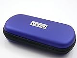 Hannets® Zipper Etui blau groß für e-Zigaretten eGo-T / eGo-C / eGo-W / 510 / 510-T