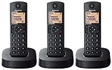 Panasonic kx-tgc313spb Telefon Kabelgebundene ISDN schw