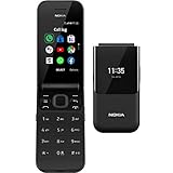 Nokia 2720 Flip Klapphandy (7,1cm (2,8 Zoll), 4GB Interner Speicher, 512MB RAM, Dual-SIM, KaiOS) schw