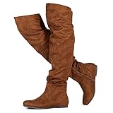 RF ROOM OF FASHION TrendHI Damen Overknee High Slouchy Boots, Braun (Camel Su (mittlere Breite)), 38 EU