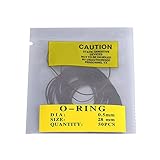 Tinje O-Ring-Kit, 950pcs/set Gummidichtung Universal Watch Back Cover Picks and Hooks Dichtungen Gummi-Nitril-Sortiment für Sanitär Gas Automotive(0.5mm)