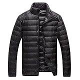 KAIXLIONLY Daunenjacke Herren Übergangsjacke Winterjacken für Herren Winter Stehkragen Wintermantel Leicht Steppjacke Herren mit Kapuze Funktionsjacke Thermojack