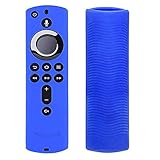 Schutzhülle für Fernbedienung aus Silikon, Schutzhülle für Fire TV Stick 4K Generation Fernbedienungen, Silikon, rutschfest, Schutz für Fire TV Stick 4K / Fire TV (3. Generation) / Fire TV Cub