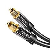 KabelDirekt – Optisches Kabel/Toslink Kabel – 3m (optisches Digitalkabel Toslink auf Toslink, Audiokabel zur Verbindung von Soundbar, Stereoanlage, Heimkino, Xbox One & PS4) – PRO S