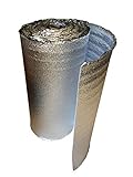5 mm Wärmedämmende Isolierungsfolie doppelseitig (Sandwich) mit Aluminiumfolie - Isolierung für Fußbodenheizung, Wärme Isolierung, Schalldämmung, Wasser & Dampfresistent (4)