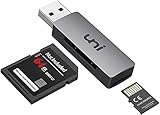 uni USB 3.0 zu SD / Micro SD Kartenleser 2-in-1, USB SD / TF-Speicherkartenleser, Externe Kartenlesegeräte, für SD, SDXC, SDHC, MMC, RS-MMC, Micro SDXC, Micro SD, Micro SDHC-Karte und UHS-I