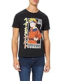 Naruto Herren MENARUTTS115 T-Shirt, Schwarz, M