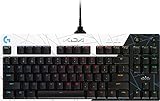 Logitech G PRO K/DA Mechanische Gaming-Tastatur, League of Legends Gaming-Zubehör, US QWERTY-Layout - Schwarz/Weiß