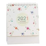Kreative Tisch Kalender 1stk Schreibtafel Verdrehende Monatlich mit Dickem Papier Perfekte Planung und Organisation für zu Hause oder im Bü