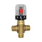 Thermostat-Mischer / Mischbatterie / Thermostatventil für Dusche, Messing / Kup