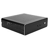 Desktop-Computergehäuse, praktisches Desktop-Computergehäuse für Hotelcomputer(Schwarz, USB3.0)