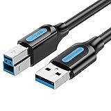 SFF Verlängerung USB 3.0- Kabel A- männlich an B- männliches Adapterkordel mit Dockingstation, externen Festplatten, Drucker und mehr Verlängerungskabel (Length : 2m)