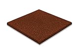 12x Fallschutzmatten rot Außenbereich 50x50 2.5 cm Kinder Spielplatz Garten Indoor Spielplatzmatte Fallschutzmatte Schaukel Spielturm Klettergerüst Fitness Outdoor Pool S