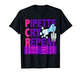 PCR - Pipette Cry Repeat Gift for DNA Lab Scientists T-S