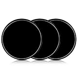 kwmobile 3X Universal Gel Klebepads - Doppelseitig klebende Anti-Rutsch Silikon Gelpads Schwarz - optimal als Smartphone Halter oder Navi Halterung