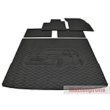 Mattenprofis Gummimatten + Gummi Kofferraumwanne Set kompatibel mit Ford Focus IV Turnier Kombi ab Bj.9/2018 G