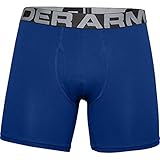 Under Armour Herren Charged Cotton 6in 3 Pack 1363617 Boxershorts, Royal/Academy/Mod Gray Medium Heather, L