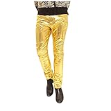 MRURIC Herren Lederimitat-Hose Stretch Business Lederjeans Slim Fit Motorrad Skinny Pants mit Taschen Casual Kunstlederhose Casual Vintage Freizeithose Leggings für Männer Leder H